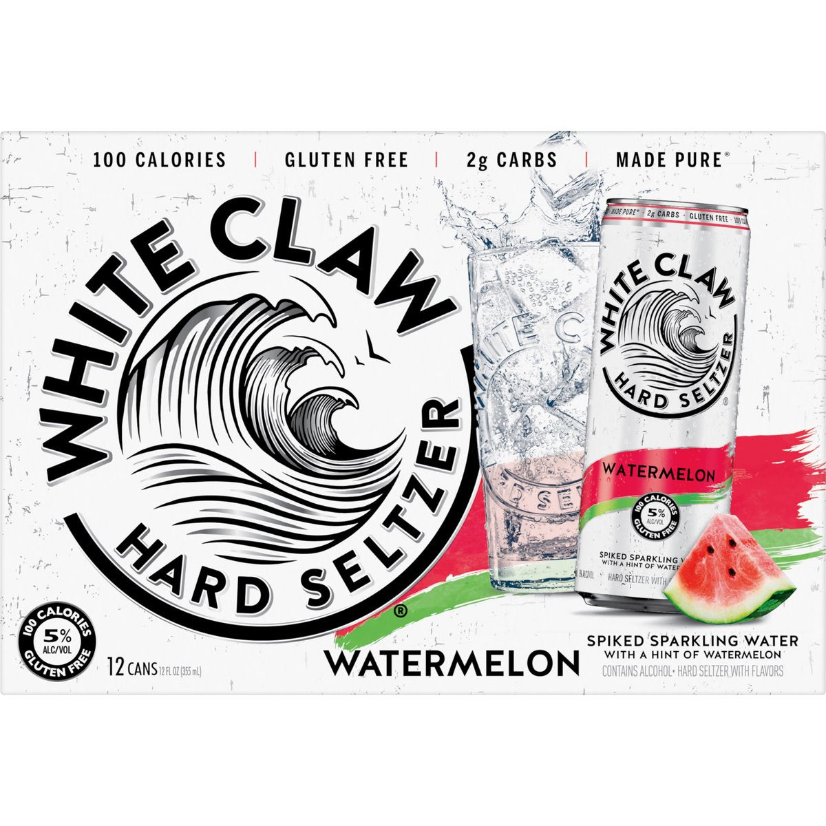 White Claw Hard Seltzer Watermelon 12PK