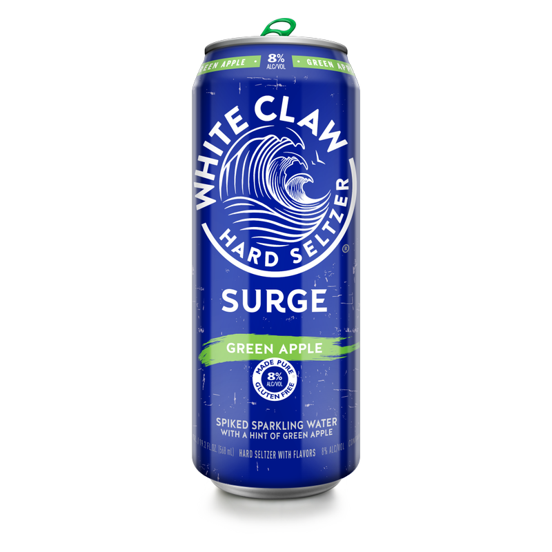 White Claw Hard Seltzer Surge Green Apple 19oz