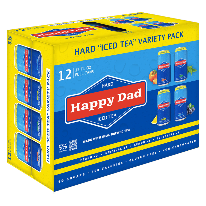 Happy Dad Hard Iced Tea Variety 12PK Cans