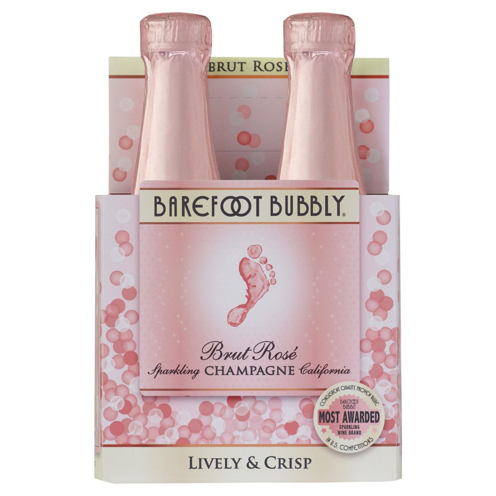 Barefoot Bubbly Brut Rose 4PK