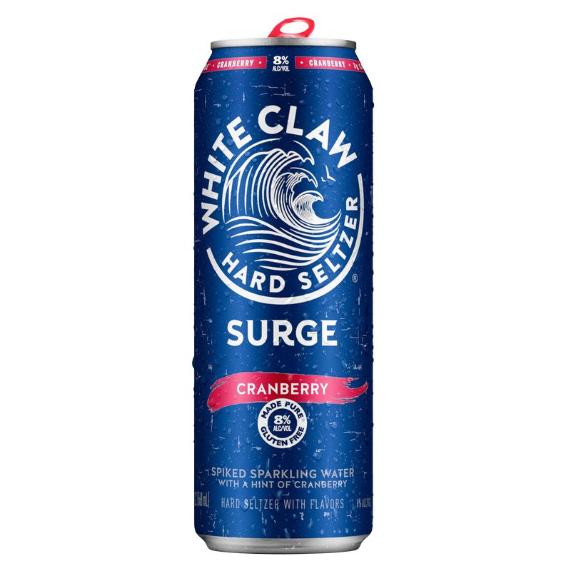 White Claw Hard Seltzer Surge Cranberry 19oz