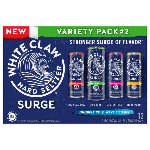 White Claw Hard Seltzer Surge Variety #2 12PK