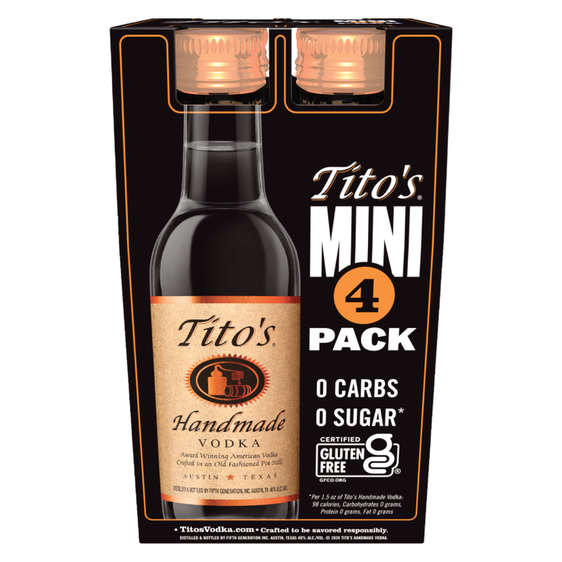 Tito's Handmade Vodka 4PK