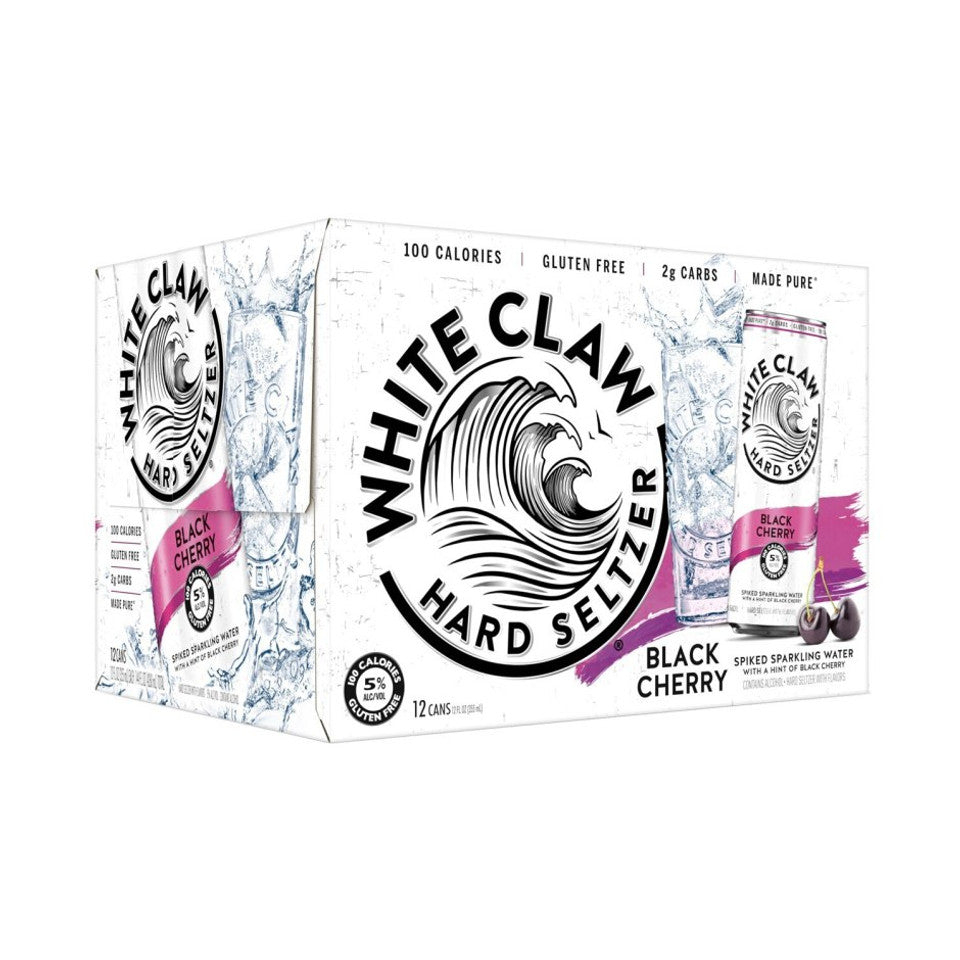 White Claw Hard Seltzer Black Cherry 12PK