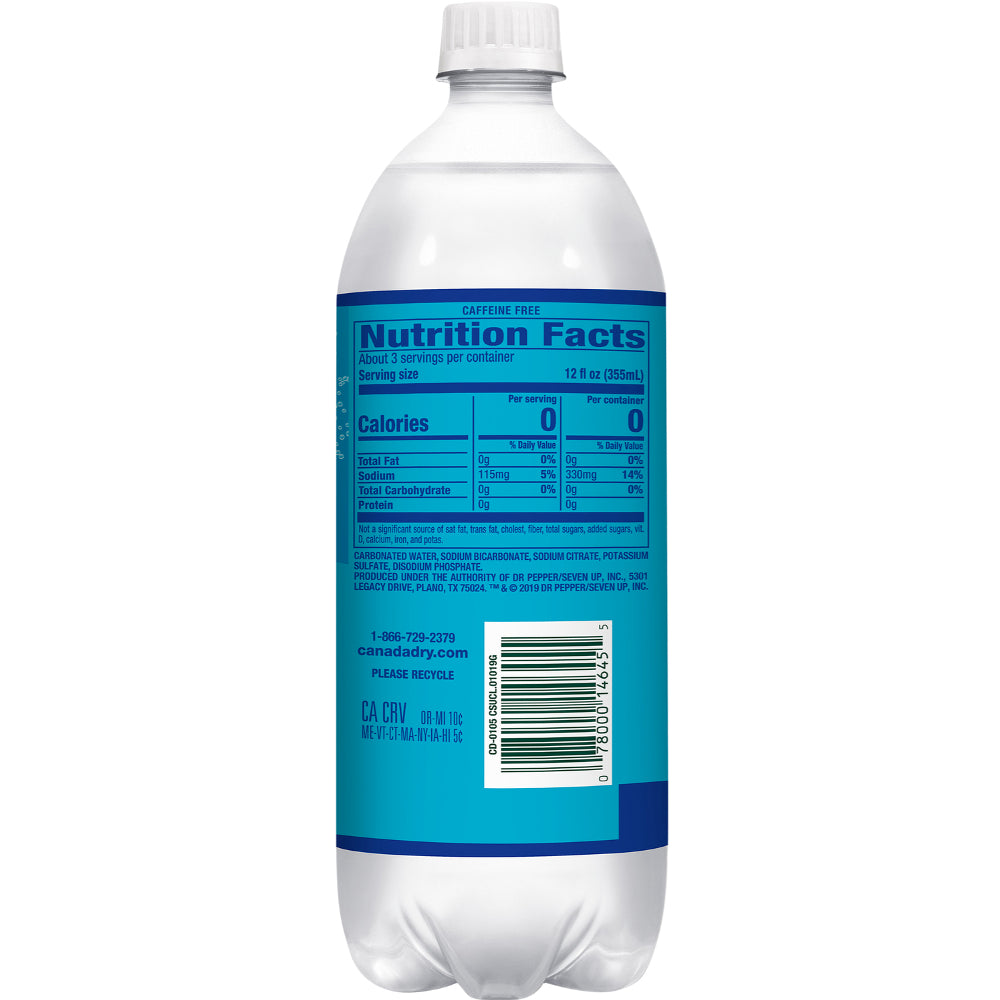 Canada Dry Club Soda 1L