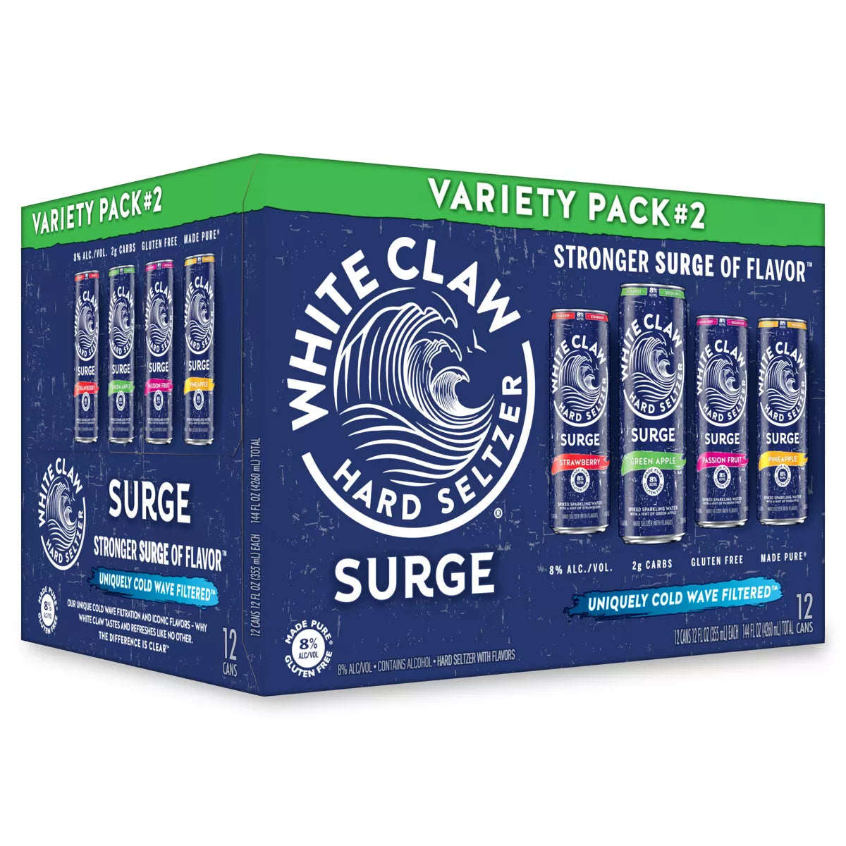 White Claw Hard Seltzer Surge Variety #2 12PK