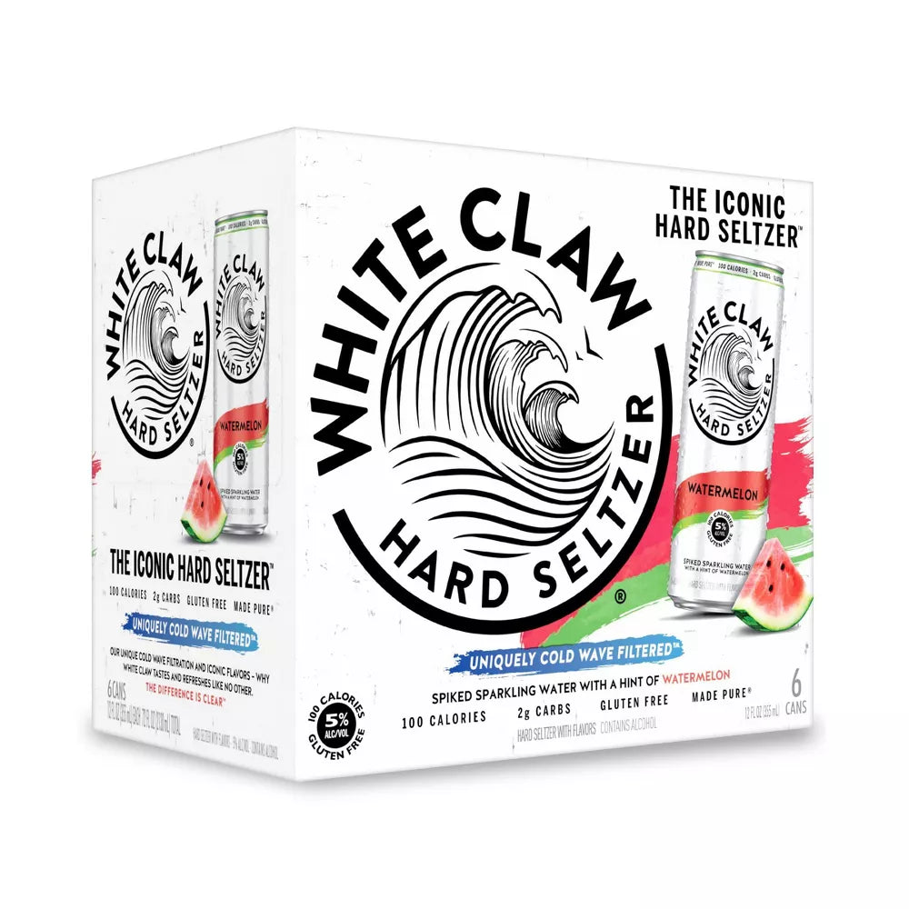 White Claw Hard Seltzer Watermelon 6PK