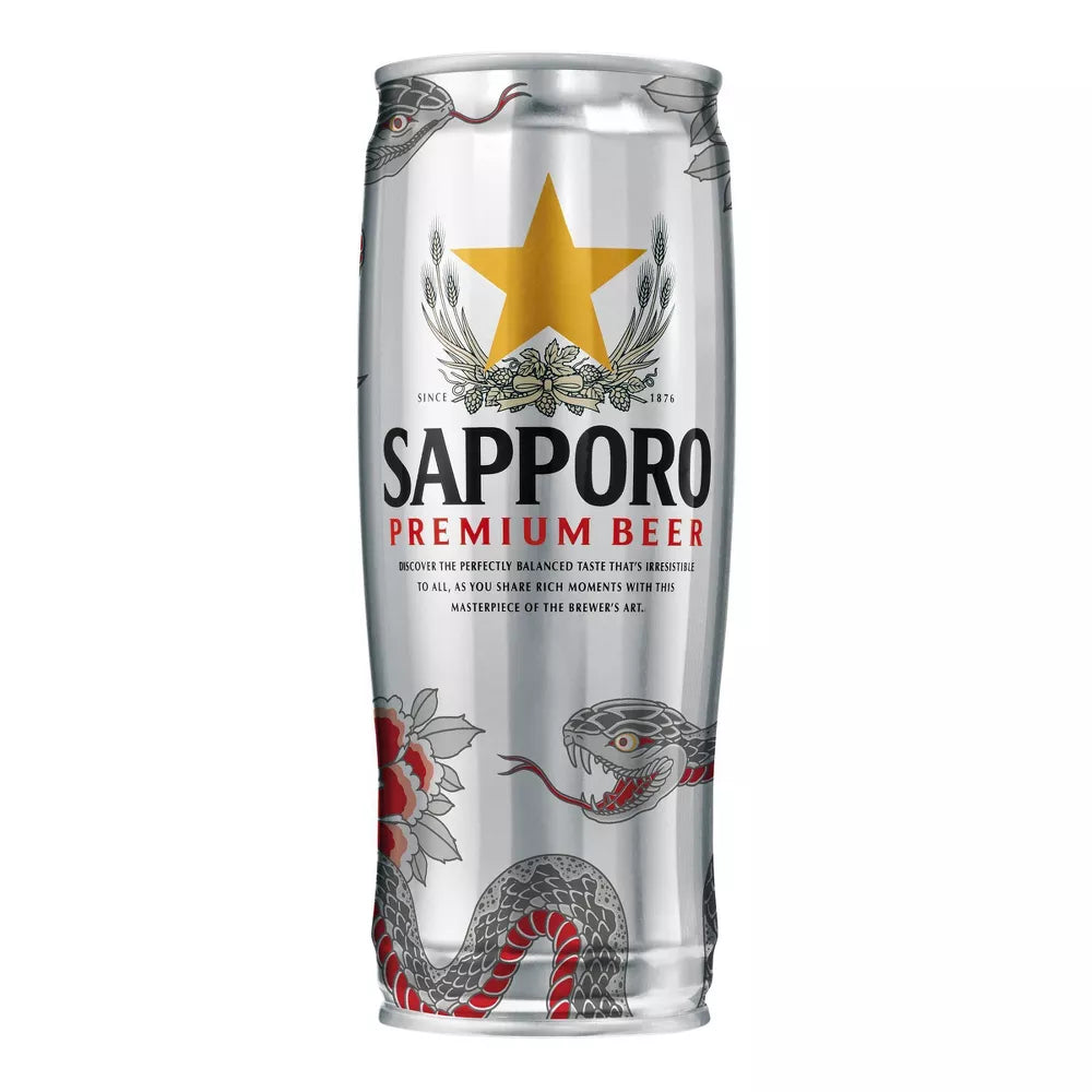 Sapporo Premium Beer 22oz Can