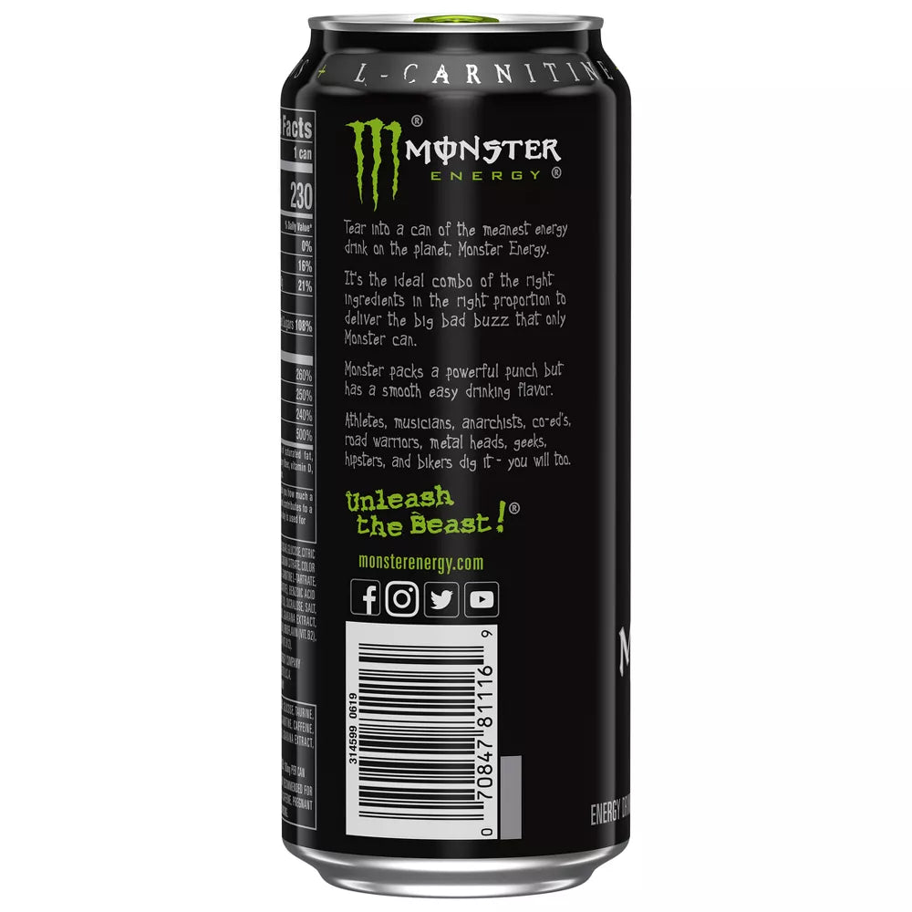 Monster Energy Drink Original 16oz