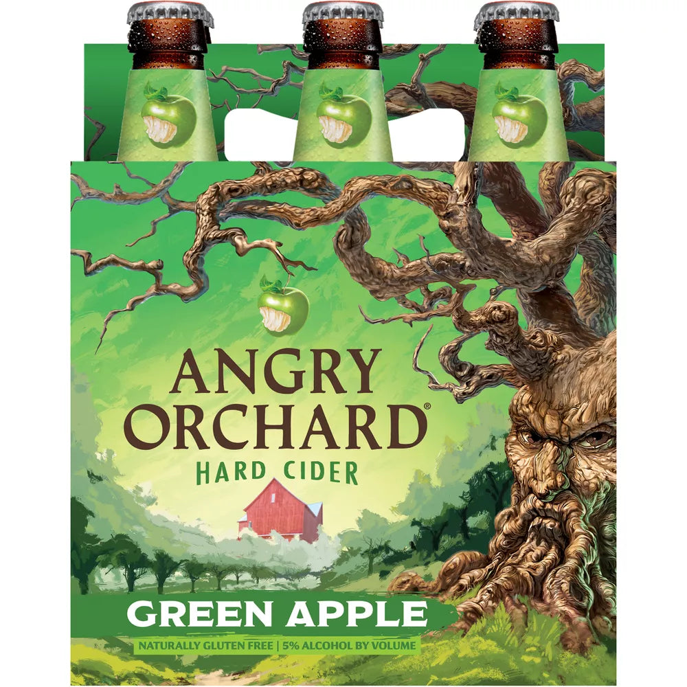 Angry Orchard Green Apple Hard Cider 6PK Bottles