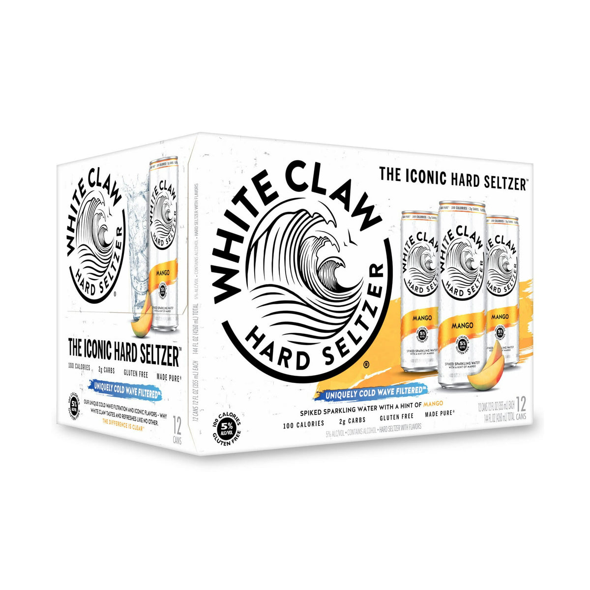 White Claw Hard Seltzer Mango 12PK