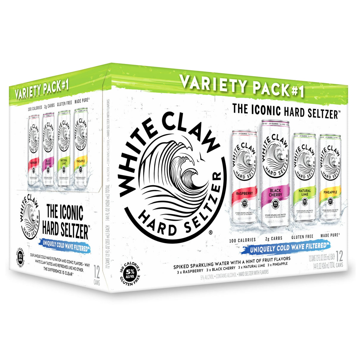 White Claw Hard Seltzer Variety #1 12PK