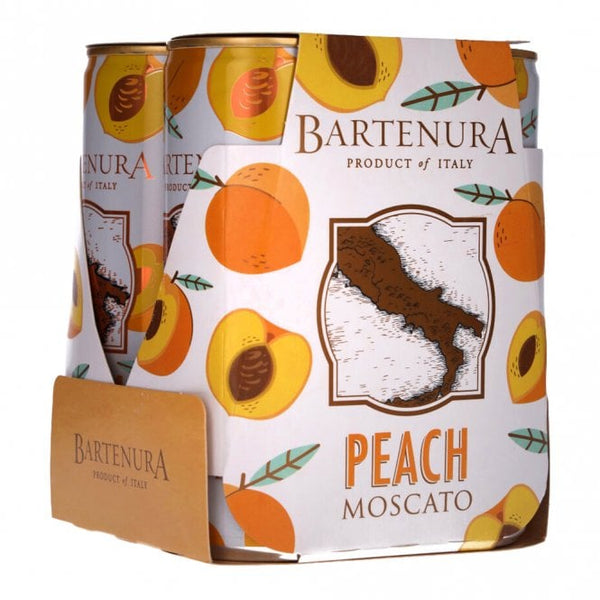 Bartenura Peach Moscato 4PK 250ml Can