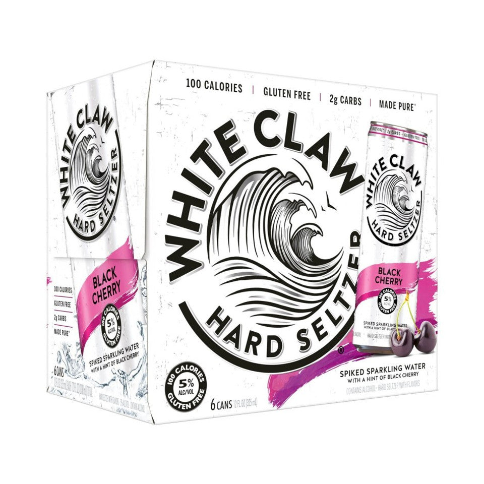 White Claw Hard Seltzer Black Cherry 6PK