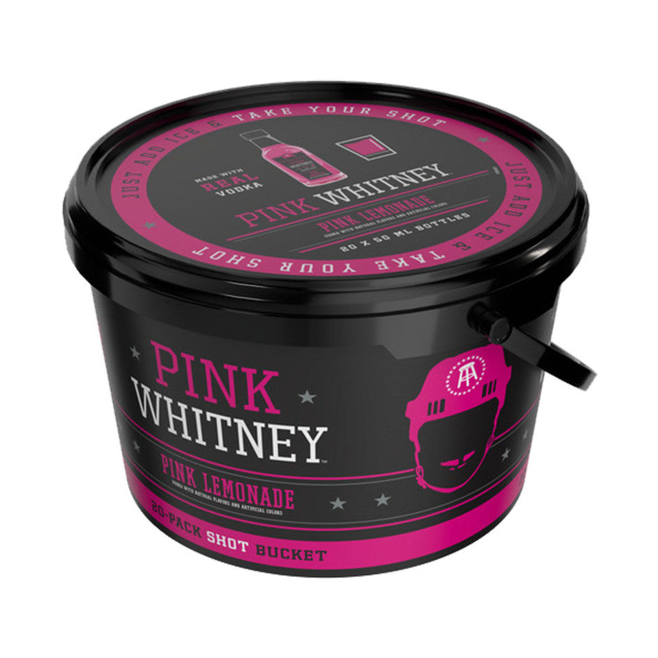 New Amsterdam Pink Whitney Vodka Party Bucket 20PK
