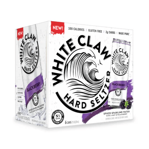White Claw Hard Seltzer Blackberry 6PK